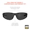 Ergodyne SAGA, Safety Glasses, Anti-Fog, Smoke Lens, Matte Black Frame, Frameless SAGA-AF - alternate 6